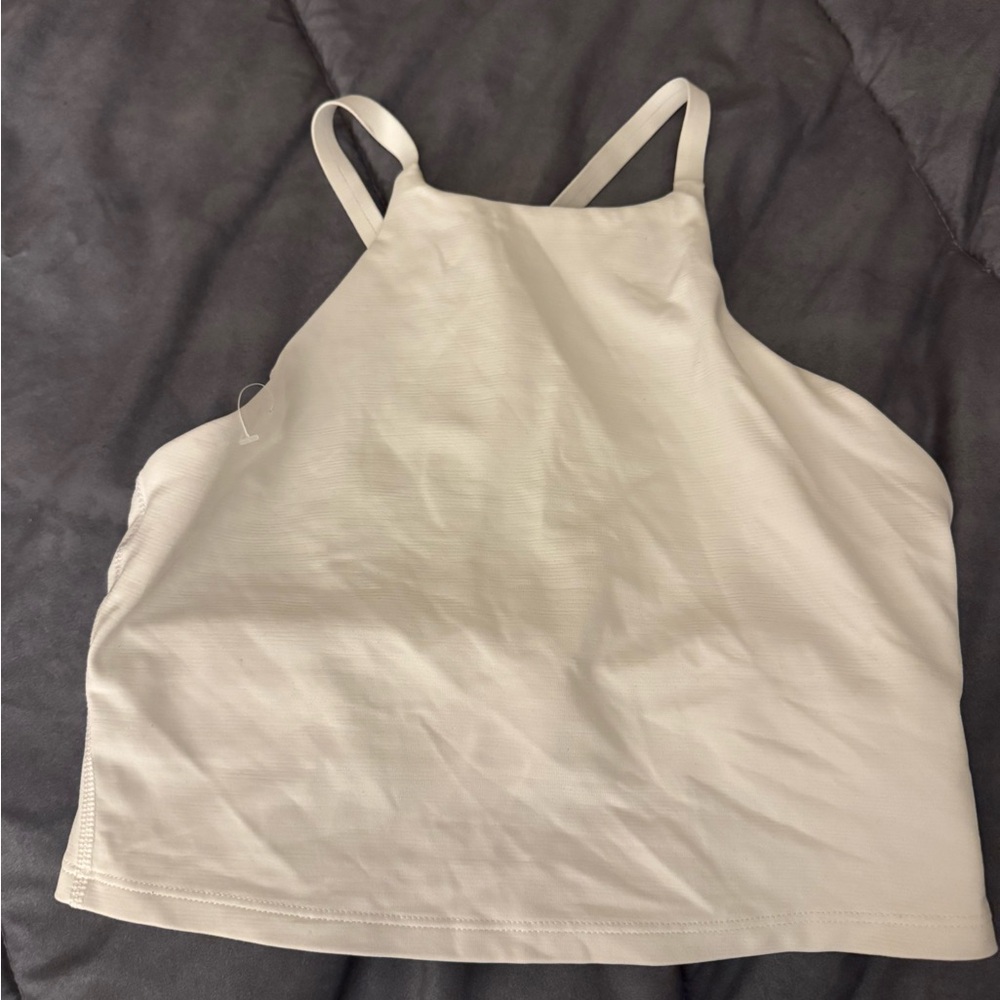 Outdoor Voices Cream Camisole Top w/ built in bra- Size extra small